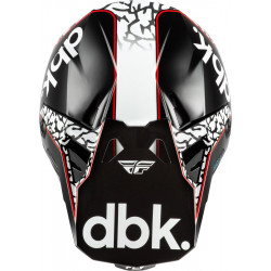 Casque FLY RACING Formula CP Special Edition DBK - noir/blanc/rouge - Dr Rider
