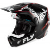 Casque FLY RACING Formula CP Special Edition DBK - noir/blanc/rouge - Dr Rider