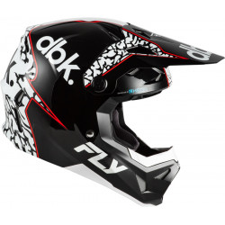 Casque FLY RACING Formula CP Special Edition DBK - noir/blanc/rouge - Dr Rider