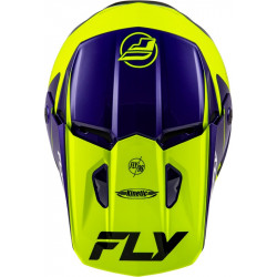 Casque FLY RACING Kinetic Rally - Hi-Vis/bleu/noir - Dr Rider