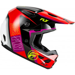 Casque FLY RACING Kinetic Rally - rouge/noir/blanc - Dr Rider