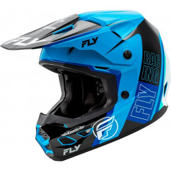 Casque FLY RACING Kinetic Rally - bleu/noir/blanc - Dr Rider