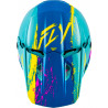 Casque enfant FLY RACING Kinetic Drip - turquoise/rose/jaune - Dr Rider
