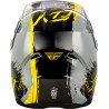 Casque enfant FLY RACING Kinetic Drip - gris/noir/jaune - Dr Rider