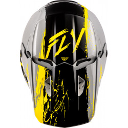 Casque enfant FLY RACING Kinetic Drip - gris/noir/jaune - Dr Rider