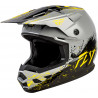Casque enfant FLY RACING Kinetic Drip - gris/noir/jaune - Dr Rider