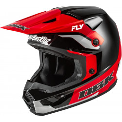 Casque FLY RACING Kinetic Special Edition DBK - noir/rouge/gris - Dr Rider