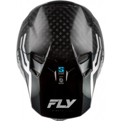 Casque FLY RACING Formula S Carbon Byte - Black Carbon/gris/argent - Dr Rider