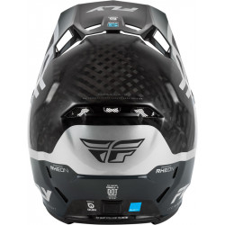 Casque FLY RACING Formula S Carbon Byte - Black Carbon/gris/argent - Dr Rider