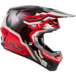 Casque FLY RACING Formula S Carbon Byte - Red Carbon/gris - Dr Rider