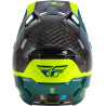 Casque FLY RACING Formula S Carbon Byte - Black Carbon/Teal/Lime - Dr Rider