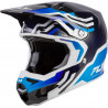Casque FLY RACING Formula S Carbon Byte - Blue Carbon/blanc - Dr Rider