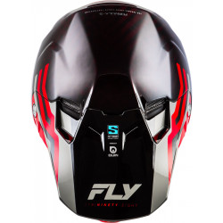 Casque FLY RACING Formula S Carbon Byte - Red Carbon/gris - Dr Rider