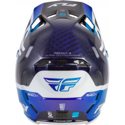 Casque FLY RACING Formula S Carbon Byte - Blue Carbon/blanc - Dr Rider