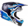 Casque FLY RACING Formula S Carbon Byte - Blue Carbon/blanc - Dr Rider