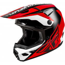 Casque FLY RACING Kinetic Crest - rouge/noir/blanc - Dr Rider