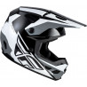 Casque FLY RACING Kinetic Crest - noir/blanc/gris - Dr Rider