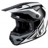 Casque FLY RACING Kinetic Crest - noir/blanc/gris - Dr Rider