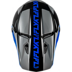 Casque FLY RACING Kinetic Crest - gris/noir/bleu - Dr Rider