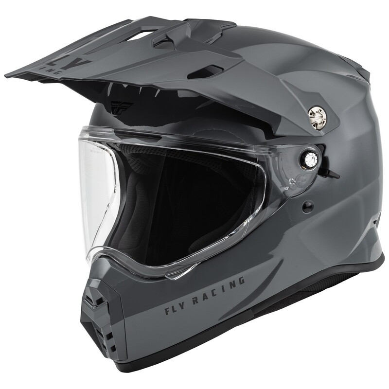 Casque FLY RACING Trekker Solid - gris - Dr Rider