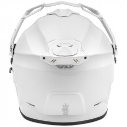 Casque FLY RACING Trekker Solid - blanc - Dr Rider
