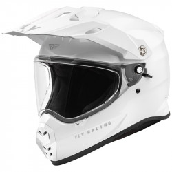 Casque FLY RACING Trekker Solid - blanc - Dr Rider