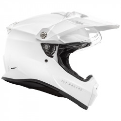 Casque FLY RACING Trekker Solid - blanc - Dr Rider