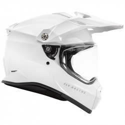 Casque FLY RACING Trekker Solid - blanc - Dr Rider