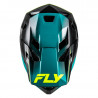 Casque enfant vélo FLY RACING Rayce Repeat - noir/Teal/Hi-Vis - Dr Rider