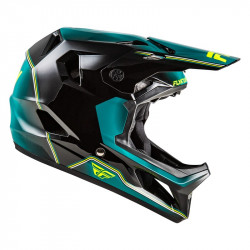 Casque vélo FLY RACING Rayce Repeat - noir/Teal/Hi-Vis - Dr Rider