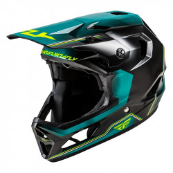Casque vélo FLY RACING Rayce Repeat - noir/Teal/Hi-Vis - Dr Rider