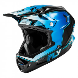 Casque vélo FLY RACING Werx-R Carbon Flow - bleu/blanc - Dr Rider