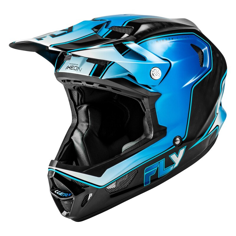 Casque vélo FLY RACING Werx-R Carbon Flow - bleu/blanc - Dr Rider