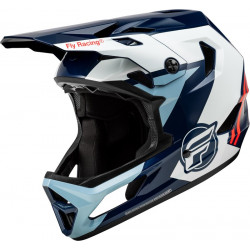 Casque vélo FLY RACING Rayce - rouge/blanc/bleu - Dr Rider
