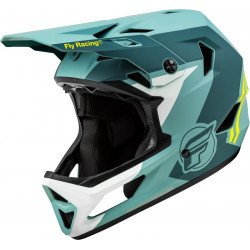 Casque vélo FLY RACING Rayce - Matte Blue Stone/Hi-Vis - Dr Rider