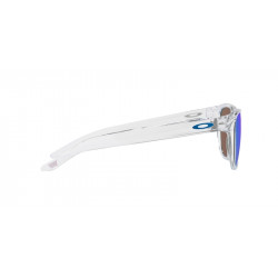 Lunettes de soleil OAKLEY Manorburn - verres Prizm Sapphire, monture Polished Clear | Dr Rider