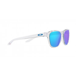 Lunettes de soleil OAKLEY Manorburn - verres Prizm Sapphire, monture Polished Clear | Dr Rider