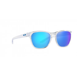 Lunettes de soleil OAKLEY Manorburn - verres Prizm Sapphire, monture Polished Clear | Dr Rider