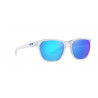 Lunettes de soleil OAKLEY Manorburn - verres Prizm Sapphire, monture Polished Clear | Dr Rider