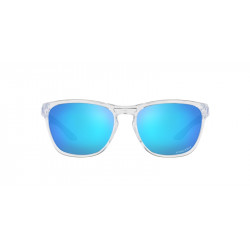 Lunettes de soleil OAKLEY Manorburn - verres Prizm Sapphire, monture Polished Clear | Dr Rider
