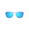 Lunettes de soleil OAKLEY Manorburn - verres Prizm Sapphire, monture Polished Clear | Dr Rider