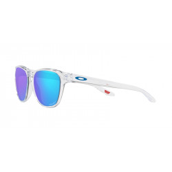 Lunettes de soleil OAKLEY Manorburn - verres Prizm Sapphire, monture Polished Clear | Dr Rider