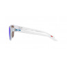 Lunettes de soleil OAKLEY Manorburn - verres Prizm Sapphire, monture Polished Clear | Dr Rider