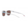 Lunettes de soleil OAKLEY Manorburn - verres Prizm Sapphire, monture Polished Clear | Dr Rider