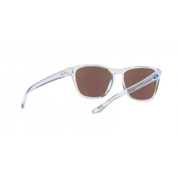 Lunettes de soleil OAKLEY Manorburn - verres Prizm Sapphire, monture Polished Clear | Dr Rider
