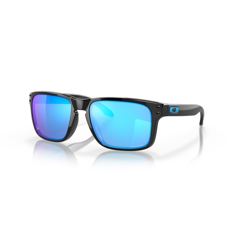 Lunettes de soleil OAKLEY Holbrook Verres Prizm Sapphire - Monture Polished Black | Dr Rider