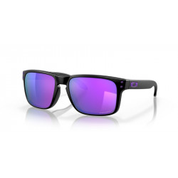 Lunettes de soleil OAKLEY Holbrook Verres Prizm Violet - Monture Matte Black | Dr Rider