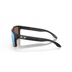 Lunettes de soleil OAKLEY Holbrook Matte Black Camo - verres Prizm Deep Water Polarized | Dr Rider