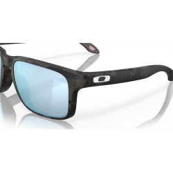 Lunettes de soleil OAKLEY Holbrook Matte Black Camo - verres Prizm Deep Water Polarized | Dr Rider