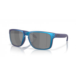 Lunettes de soleil OAKLEY Holbrook XL Matte Cyan/Blue Colorshift - Verres Prizm Black Polarized | Dr Rider